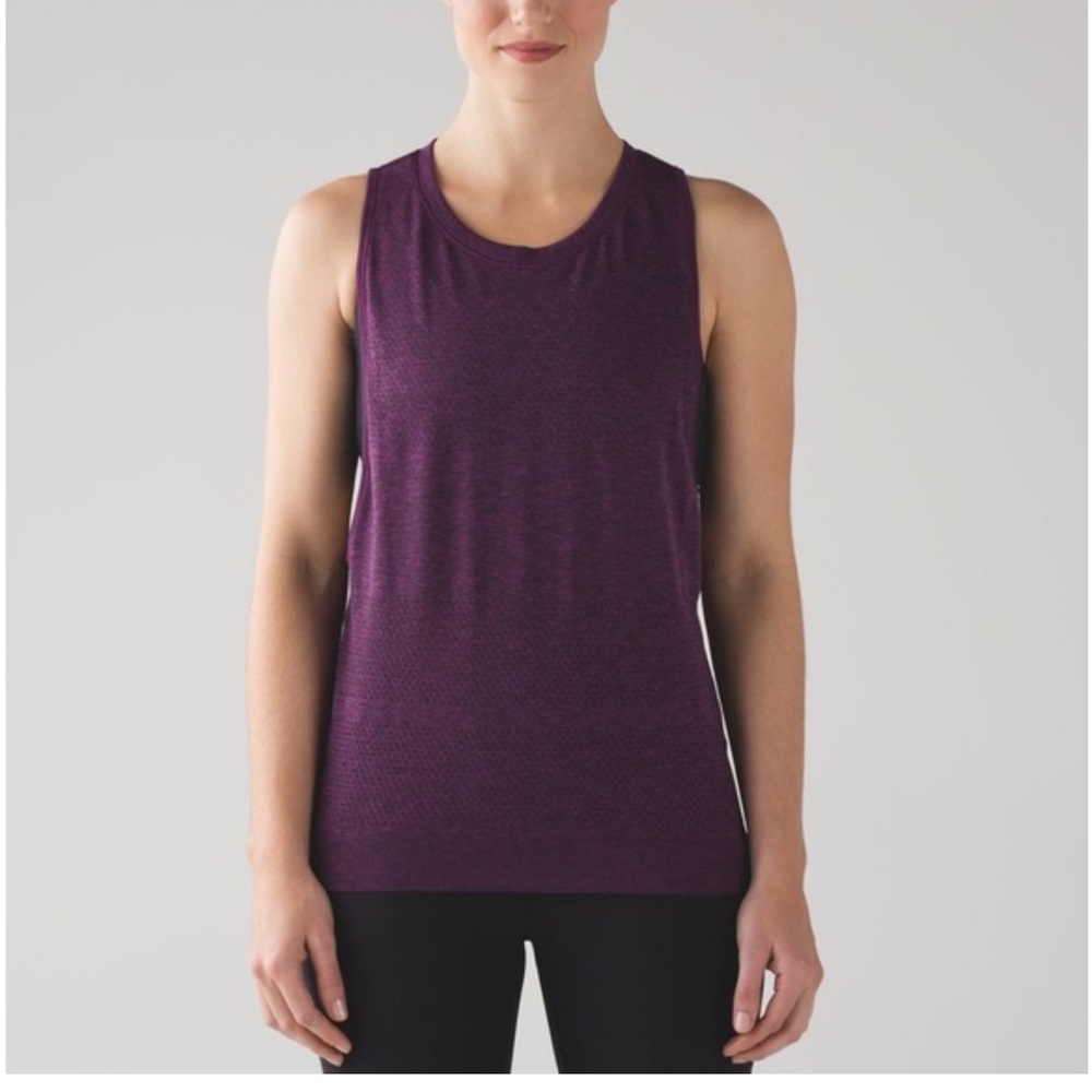 Lululemon Athletica Purple Muscle Tank